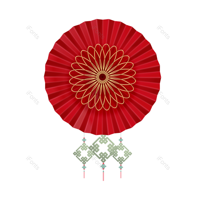 装饰图片,中国风元素,圆形PNG,免抠素材